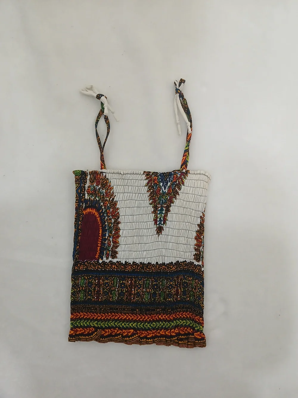 Handmade Multicolor African Print Two-Piece Maxi Skirt Set Small NEW - Picture 2 of 10